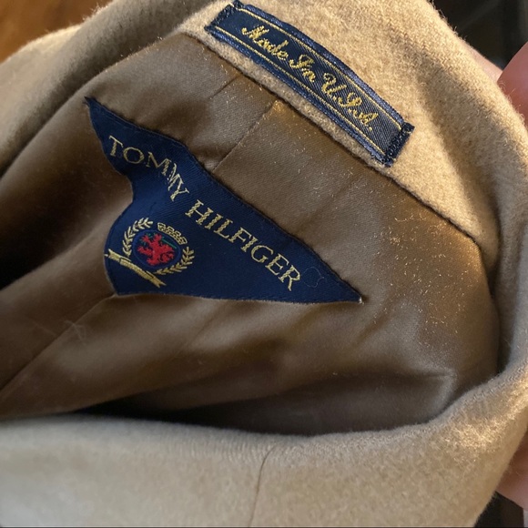 Vintage 🔥 Tommy Hilfiger Cashmere trench coat - Picture 3 of 5